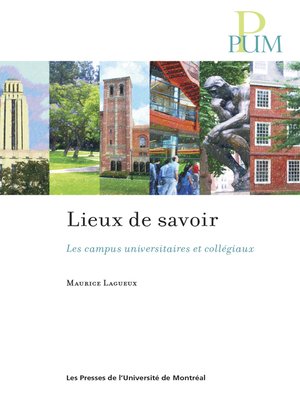 cover image of Lieux de savoir